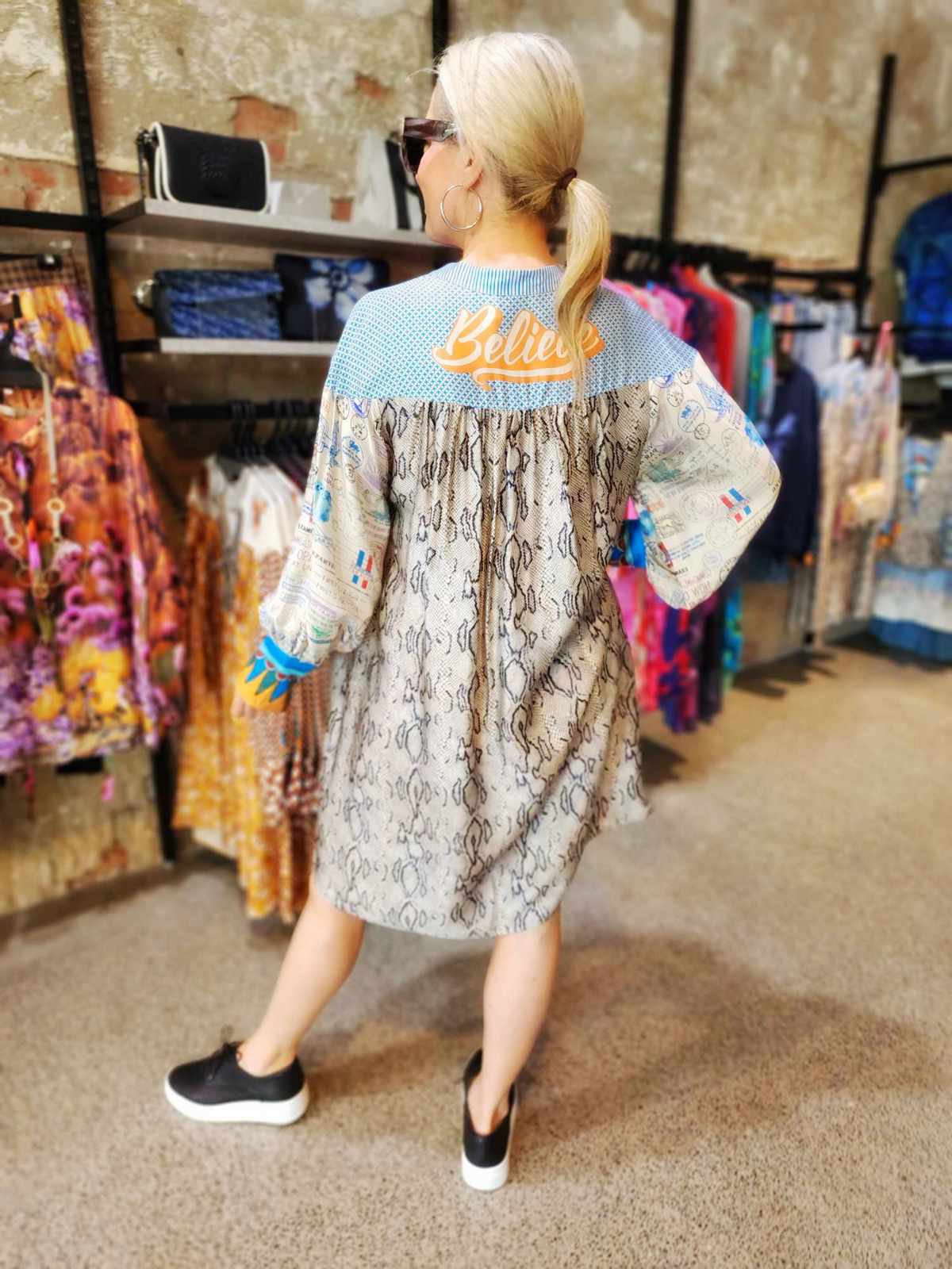 Snake Charmer Midi Dress