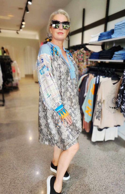 Snake Charmer Midi Dress
