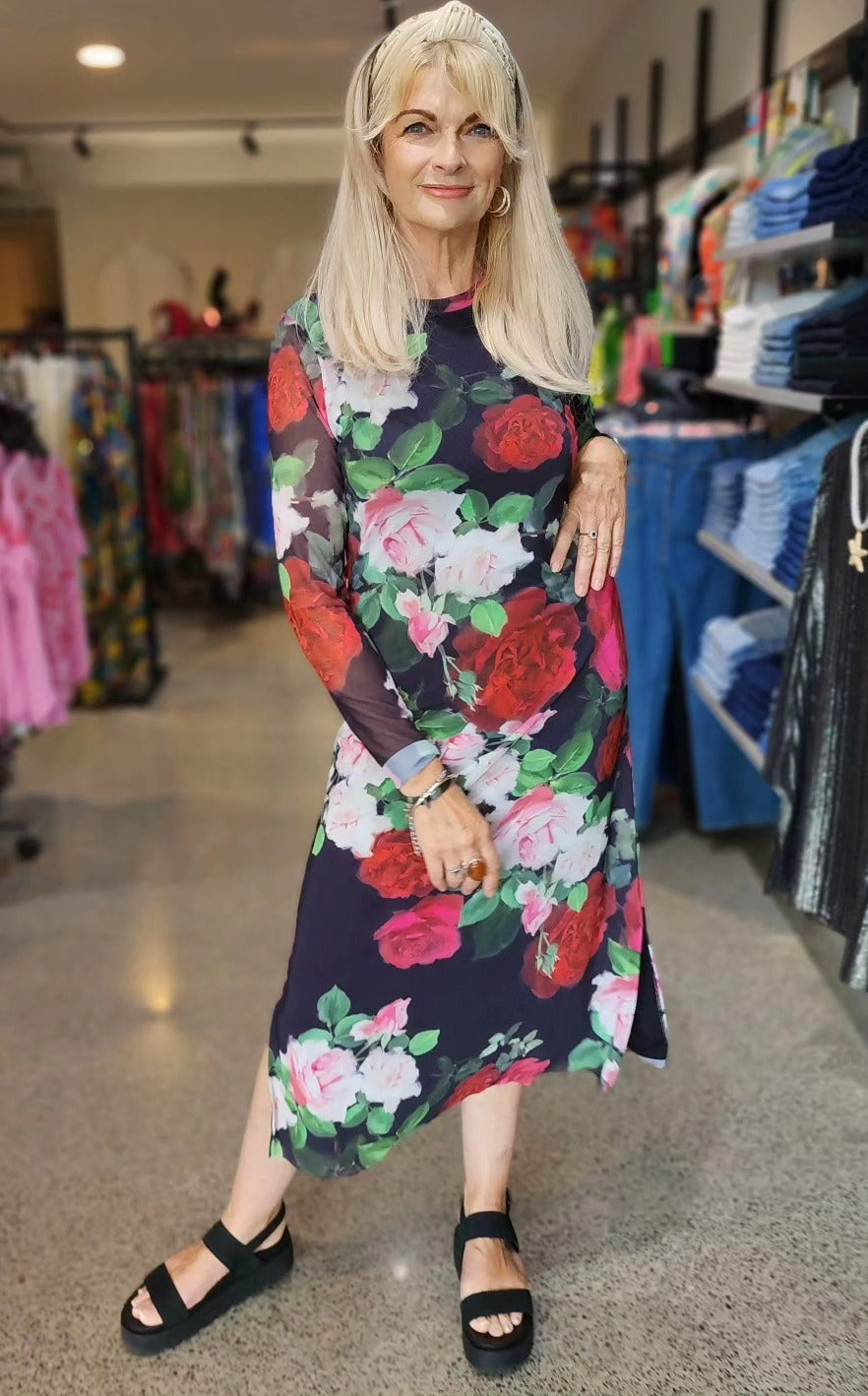 Lolia Mesh Dress